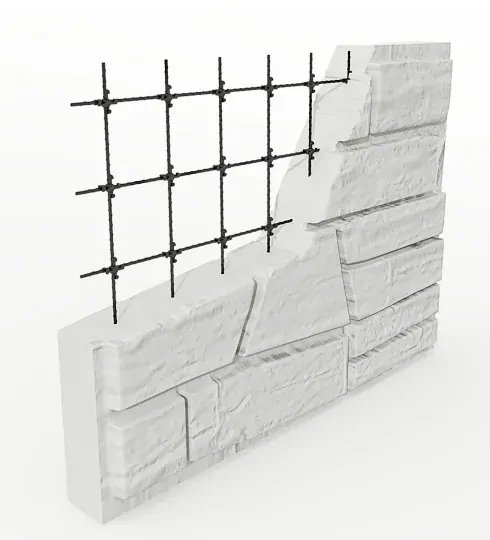 Kompozitní kari síť ORLITECH Ø 3 mm, oko 100 x 100 mm, rozměr 0,8 x 30 m