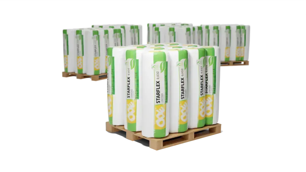 Minerální vata STARFLEX G 039r, 150 mm (7,8 m2/bal.)