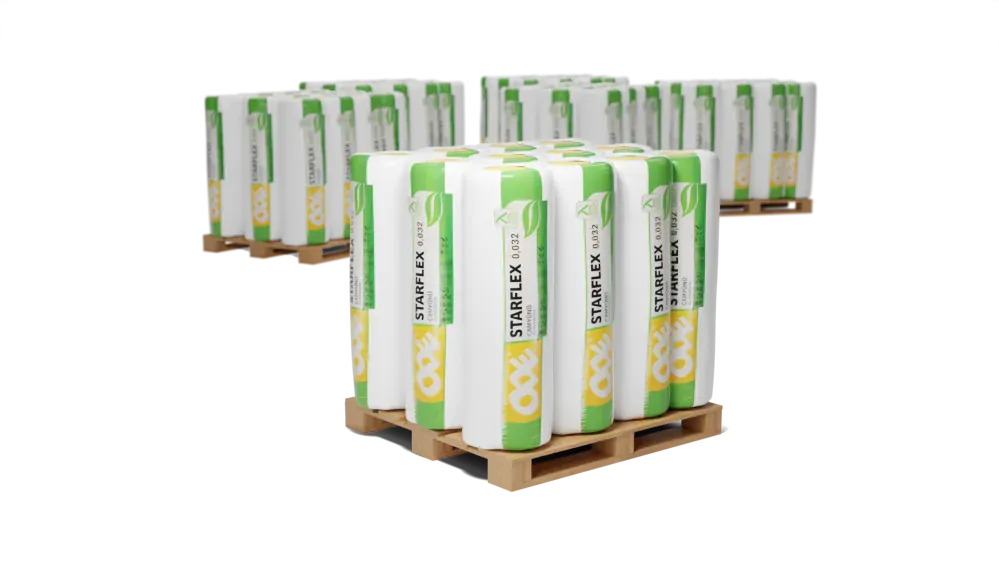 Minerální vata STARFLEX G 039r, 160 mm (6,6 m2/bal.)