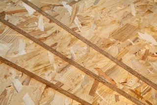 OSB deska ostrá hrana - rozměr 2500 x 1250 mm, síla 25 mm