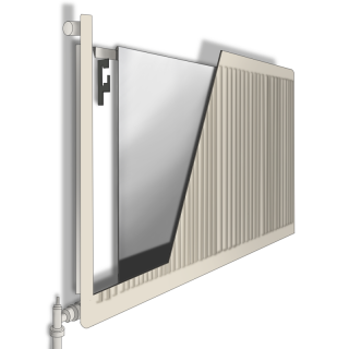 Reflexní fólie Heatreflect 120 x 250 cm (set pro 3 radiátory)